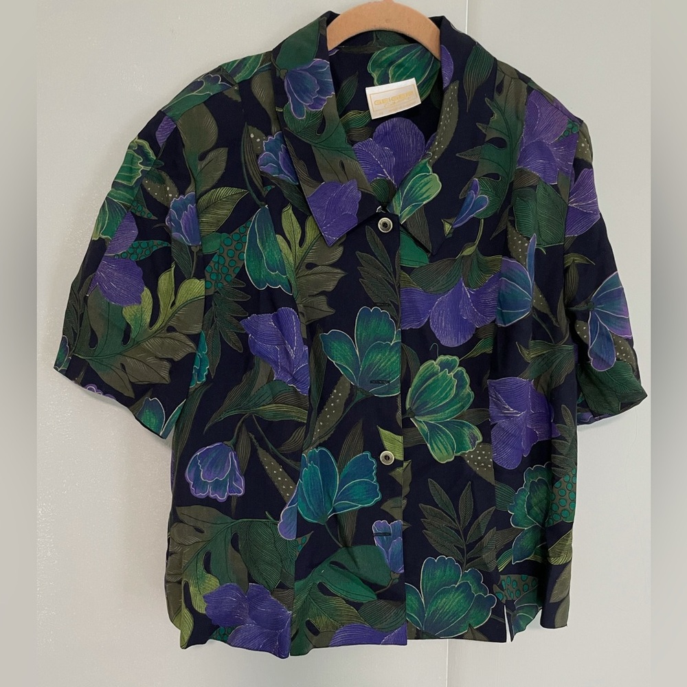 Vintage Geiger Floral Hawaiian Shirt